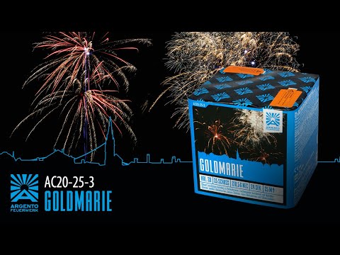 25Sh 20mm Brokatgold-Batterie - "Goldmarie" [Batch 2019]