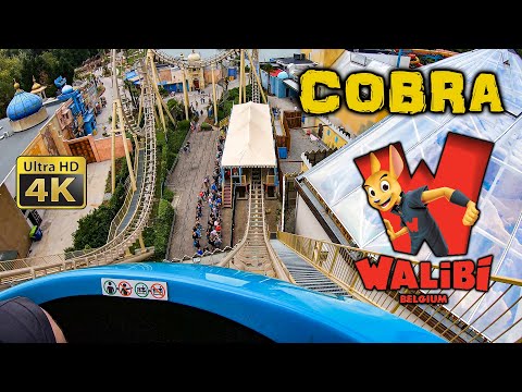 2019 Cobra Roller Coaster On Ride Ultra HD 4K POV Walibi Belgium
