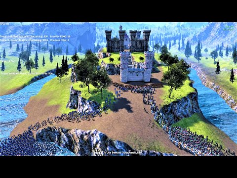3000 Heroes Lay Siege to Castle Vs 300 Spartans takes Steroids Ultimate Epic Battle Simulator