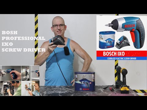 DEMO-REVIEW | BOSH SCREW DRIVER CORDLESS LITHIUM ION BATTERY | BOSH PROFESSIONAL IXO