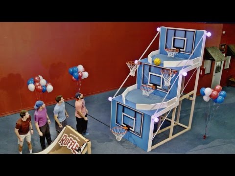 Giant Basketball Arcade Battle | Dude Perfect