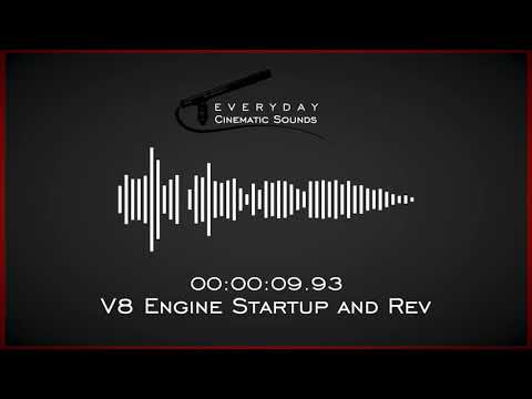 V8 Engine Startup and Revving | HQ Sound Effects