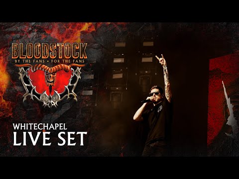 Whitechapel performing at Bloodstock Open Air in 2024