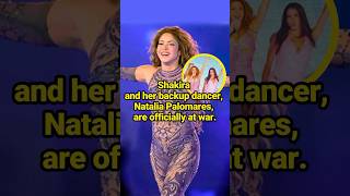 Shakira and her backup dancer, Natalia Palomares, are officially at war. #celebrity #Shakira