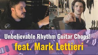 Thanks for the awesome lesson! Two guitar wizards come together, too cool! I'm trying to follow the theory comments, but it's hard! For ex. in the part at around I don't see it as D/F with an added 9, why can't it be simply Fmaj7? I think Martin you even explain it as 5-1-3-7 (as in intervals).Anyway I thoroughly enjoyed the lesson! Greetings from Austria! - Mark Lettieri Teaches me Creative Rhythm Guitar | Lessons with the Greats (Full Guitar Lesson)
