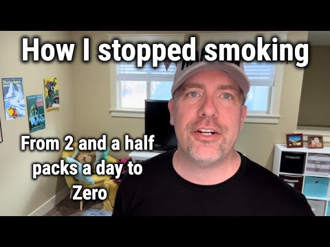 How I stopped smoking, 2 1/2 packs a day to 0