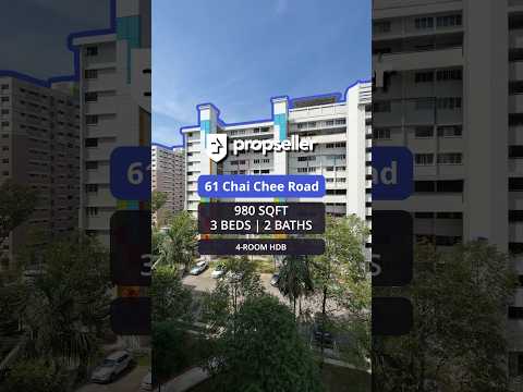61 Chai Chee Road, 61 Chai Chee Road, 3 Bedrooms, 980 sqft, HDB Flat For Sale, by JOHN YEO, 500214055 - PropertyGuru.com.sg