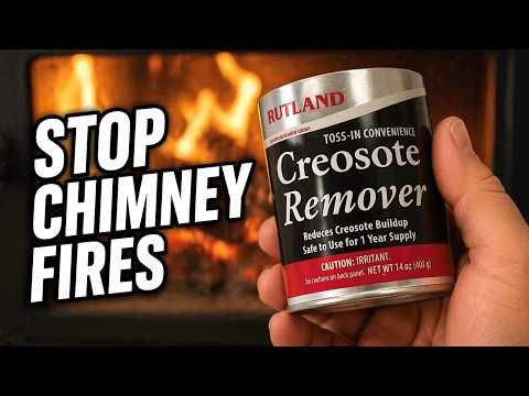 Remove Chimney Creosote with Rutland Toss-In Canisters