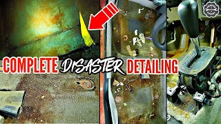 Car Detailing The NASTIEST Trashed Chevy Cobalt EVER! Car Cleaning Disaster Transformation