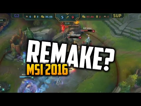 [REMAKE INCIDENT] 2016 Mid-Season Invitational: G2 vs SUP
