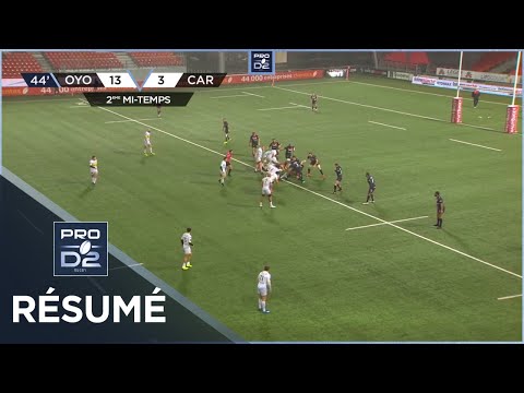 PRO D2 - Résumé Oyonnax Rugby-US Carcassonne: 30-6 - J17 - Saison 2020/2021