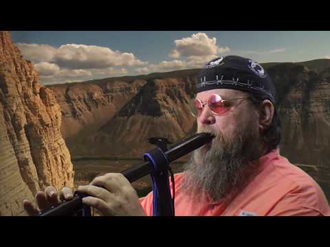 Native American Flute Music | High Spirits Crow Flute | Green Screen | iMovie | David Stegmeir
