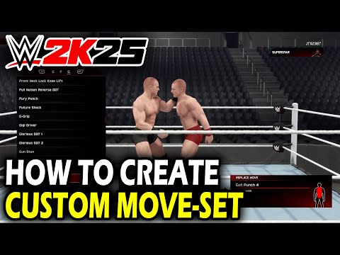 So erstellen Sie benutzerdefinierte Move-Sets in WWE 2k25