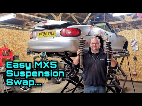 How To EASILY Fit Miata MX5 Suspension! BC Racing COILOVERS. DIY Guide.