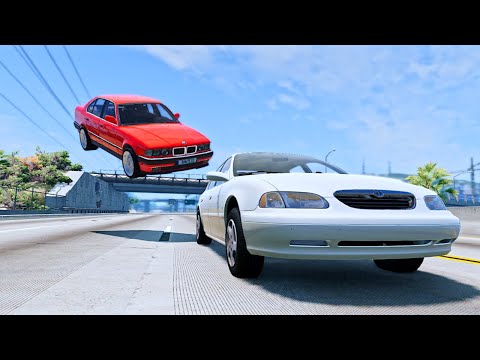 BeamNG.drive - Loss Of Control Car Crashes #1
