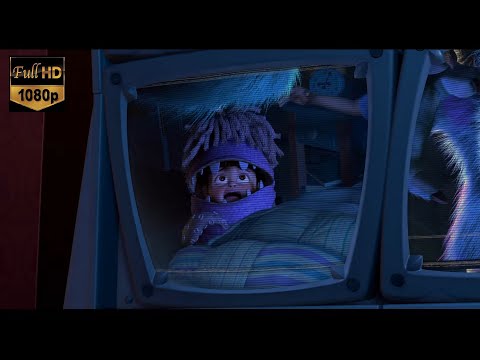 Monsters, Inc-Sully frightens Boo-it wasn't real-That's not her door-It's yours-Banished