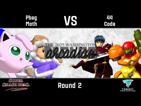 Pbag & Moth vs 44 & Coda - Melee Round 2 -  WA Melee Arcadian 2025