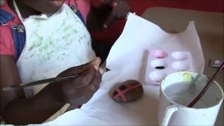 Ladybugs Rocks art and craft- kindergarten