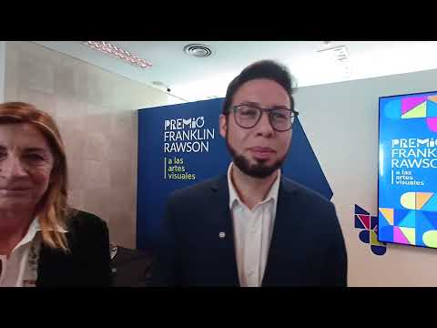 Emanuel Díaz Ruiz y Laura Adamoli de la fundación banco san juan.