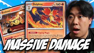 Finally a GOOD Fire Deck? Delphox Pokemon TCG LIVE Gameplay