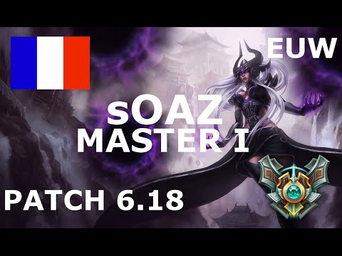 3 - sOAZ as SYNDRA (mid) VS. CASSIOPEIA | MASTER | SEASON 6 | RANKED