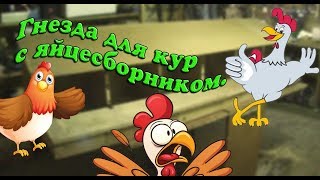 Как сделать гнездо для курицы несушки своими руками с яйцесборником