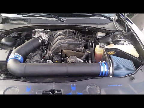 Airaid Custom Cold Air Intake 4 Inch Tubing On Dodge Charger 2013 SE 3.6L V6