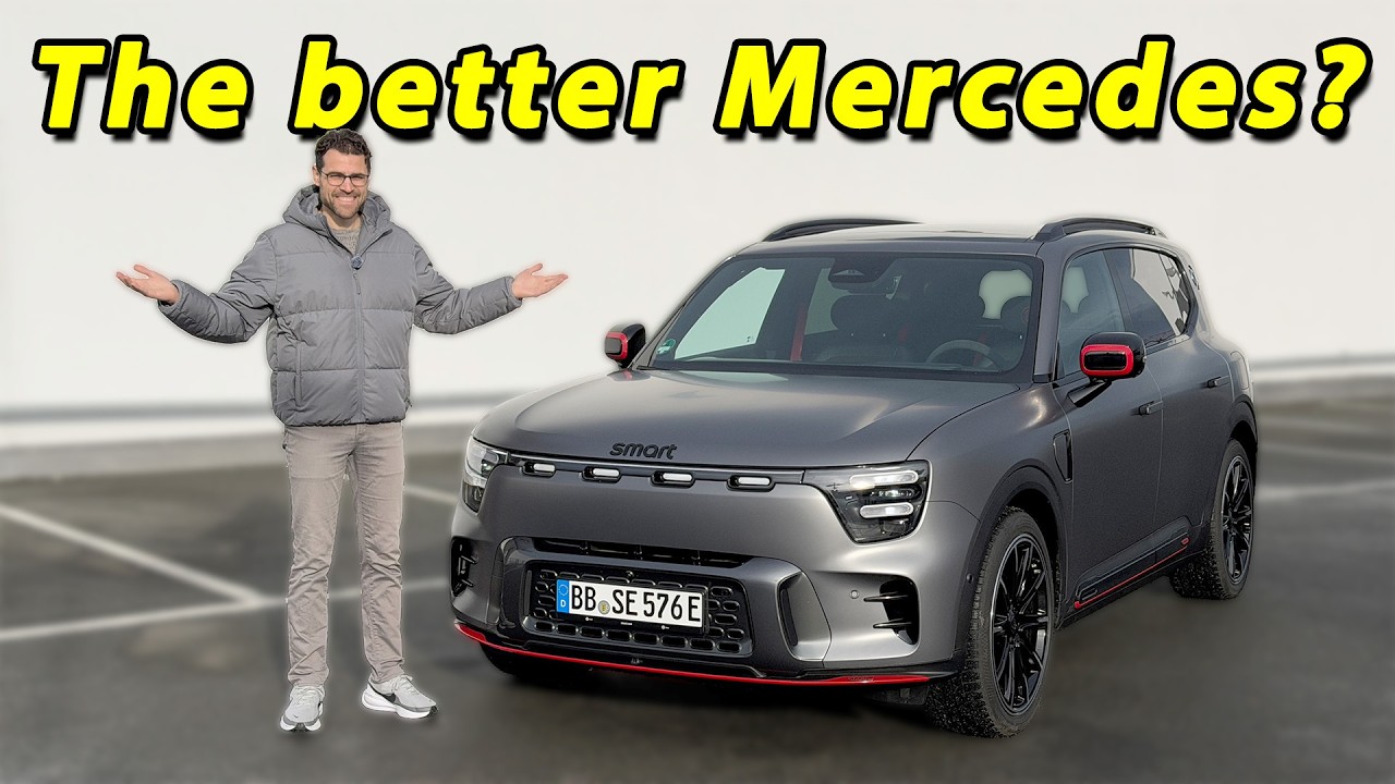 Smart #5 Brabus driving REVIEW - beating Mercedes GLB, GLC EQ and BMW iX3?
