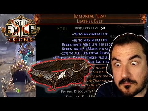 Kripp's first and second Special Ritual - Immortal Flesh [Ruthless SSF] Path of Exile Crucible