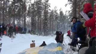 preview picture of video 'Evgeny Novikov jumps 48 meters in WRC Sweden 2013'