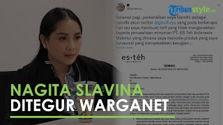 Esteh Indonesia Somasi Pelanggan Viral di Twitter, Nagita Slavina Dapat Teguran dari Warganet