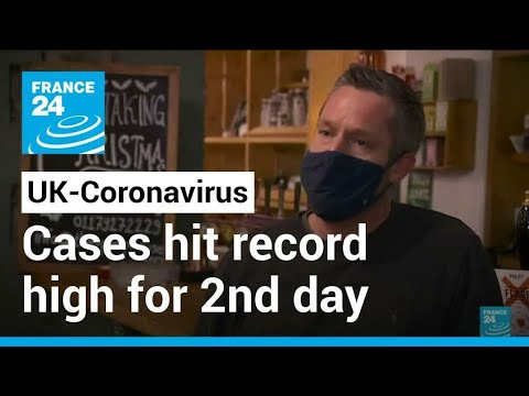 Coronavirus in the UK: Cases hit record high for second day • FRANCE 24 English