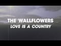 The Wallflowers - Love is a Country (Lyric Video)