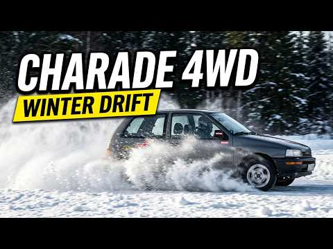 Daihatsu Charade 4WD Drift on Snow