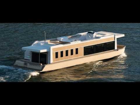 Living on a 4 S Houseboat Beautiful Floating Tiny House!