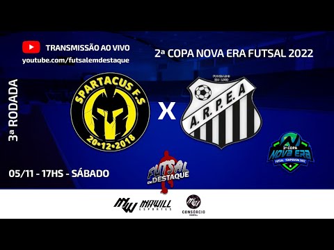 SPARTACUS FS X ARPEA 2ª COPA NOVA ERA  #futsalemdestaque