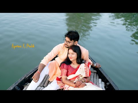 Aparna  Pratik on their reception day