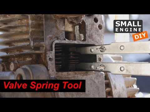 Using a Valve Spring Compressor on a Briggs & Stratton Engine