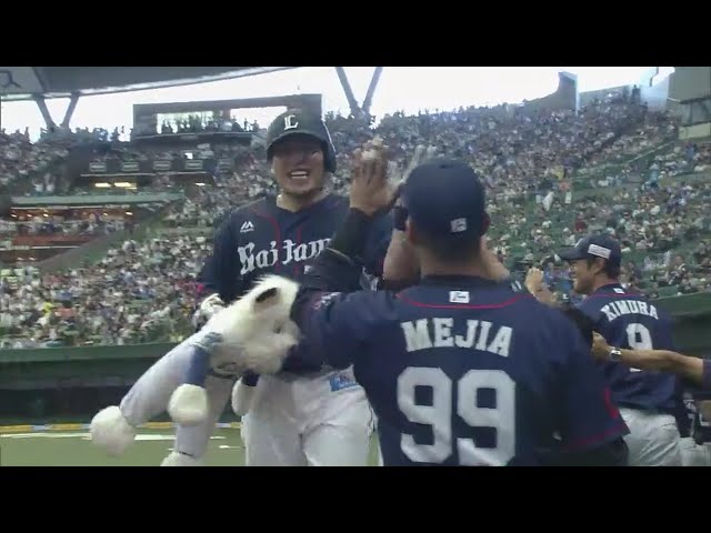 【2回裏】ライオンズ・山川 自身初の100打点を同点に追いつく満塁アーチで飾る!! 2018/9/8 L-M