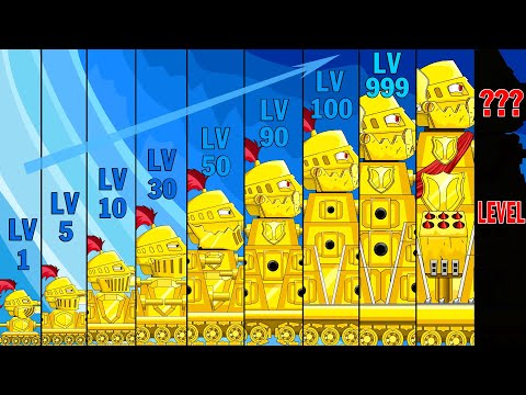 ALL SERIES : THE EVOLUTION OF THE KV-44 THE GOLD KNIGHT  - Cartoons about tank