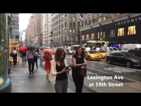Sounds of New York City (59th Street at Lexington, Park and 5th Avenue) Video