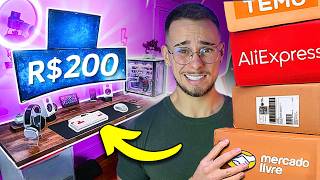 PRODUTOS BARATOS que você PRECISAR TER no seu SETUP GAMER!!! (até R$200)
