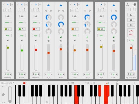 LayR Multi Timbral Synth & The Amazing Arpeggiators - Demo for the iPad