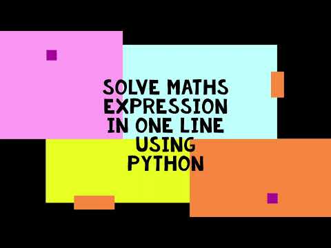 Solve Math Using Python Solve Math Expression Using Pythonpython Short Video Python For Beginner