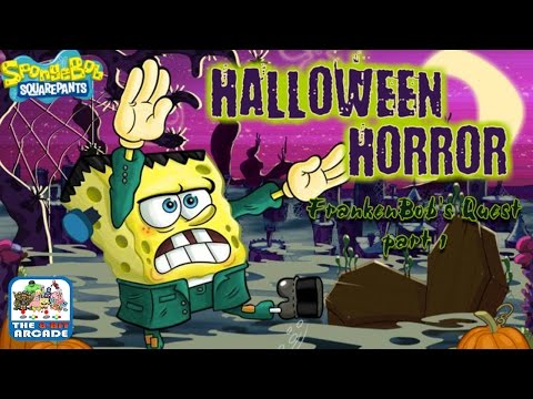 Halloween Horror: Frankenbob's Quest - Stop Garyzilla (Nickelodeon Games) Video