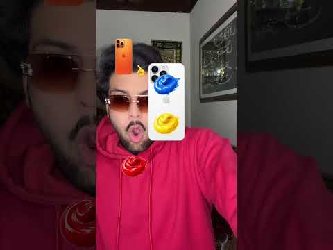 iPHONE 17 PRO MAX COSMIC ORANGE 🧽🔥#colormixing #filterchallenge #funny #brainrot #memes