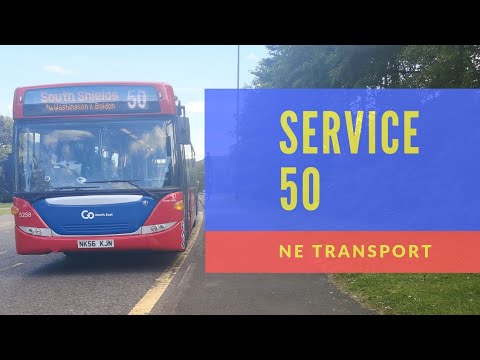 Service 50: Go North East 5258/NK56 KJN - Scania Omnicity