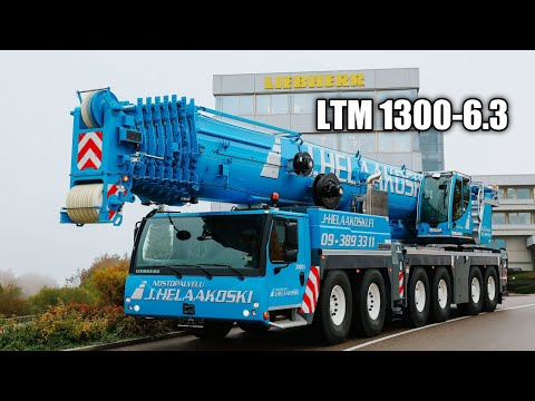 Liebherr LTM 1300-6.3 Worlds First Mobile Crane Which Can Carry a Complete 90 Meter Telescopic Boom