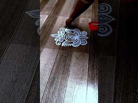 Daily easy rangoli designs#muggulu#kolam#fridayrangoli#shorts@AnithaSirivennela