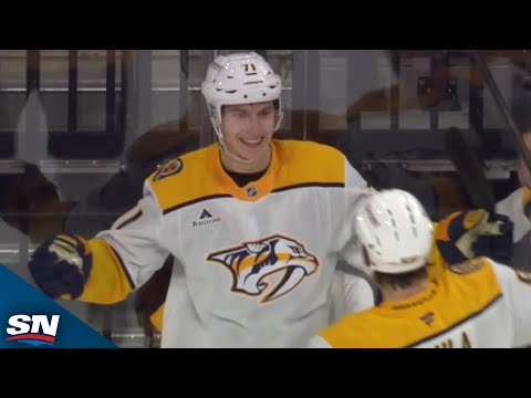 Predators' Matthew Wood Rips His First Career NHL Goal Vs. Flyers